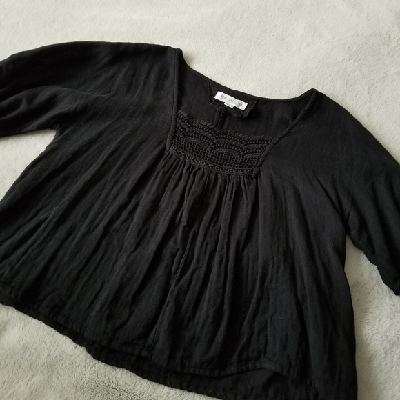 EMERSON FRY India Collection Rosemary Top Size XS/S - Black Organic - Picture 7 of 12